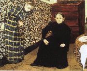 Edouard Vuillard The artist's mother and sister oil on canvas